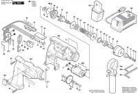 Bosch 0 602 490 401 ---- Cordless Screw Driver Spare Parts
